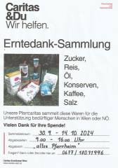 Bild zu Erntedank-Sammlung